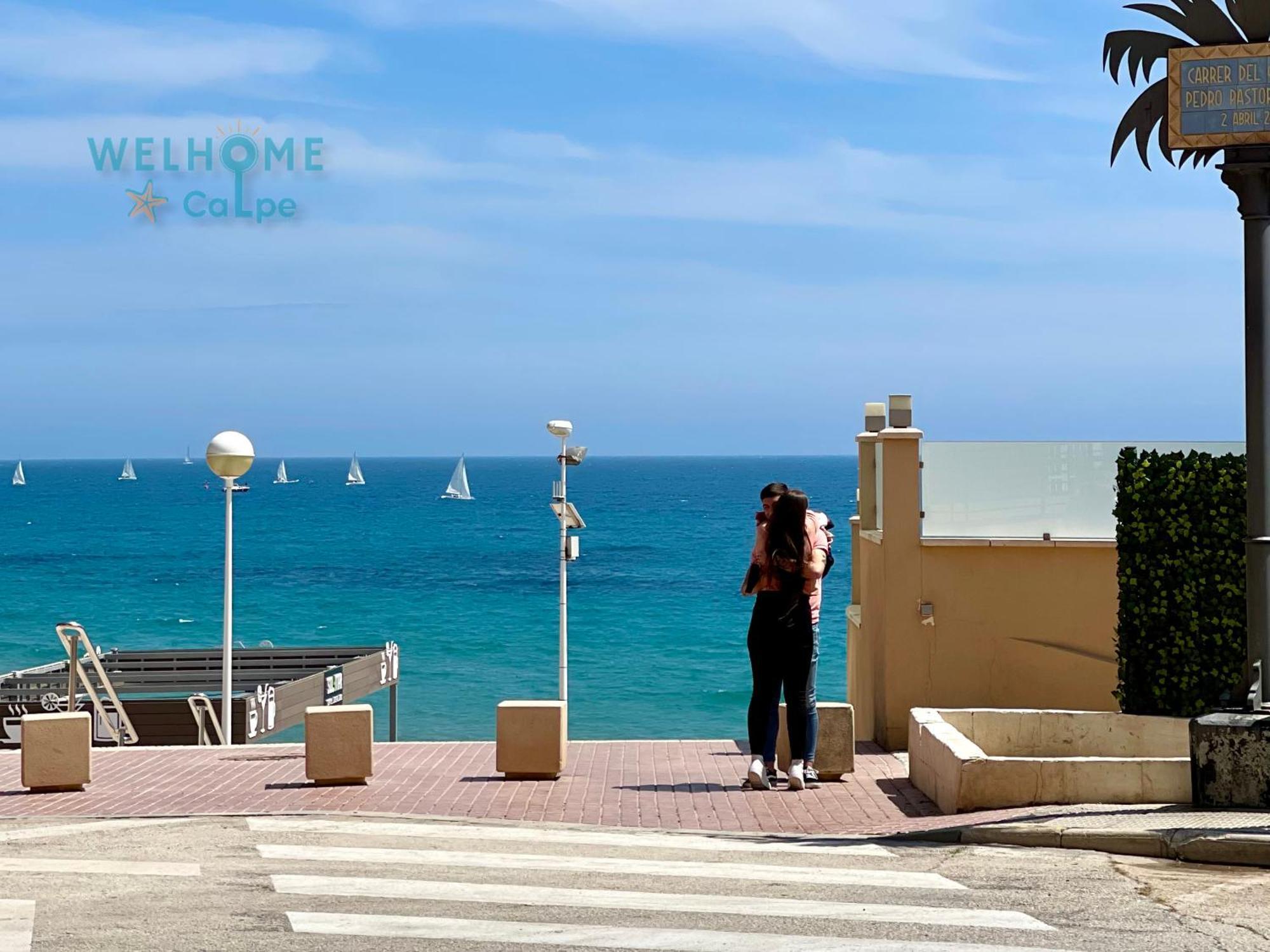Acuarela Estudio, 1ª Linea, Vista Al Mar, Piscina Calpe Exteriör bild
