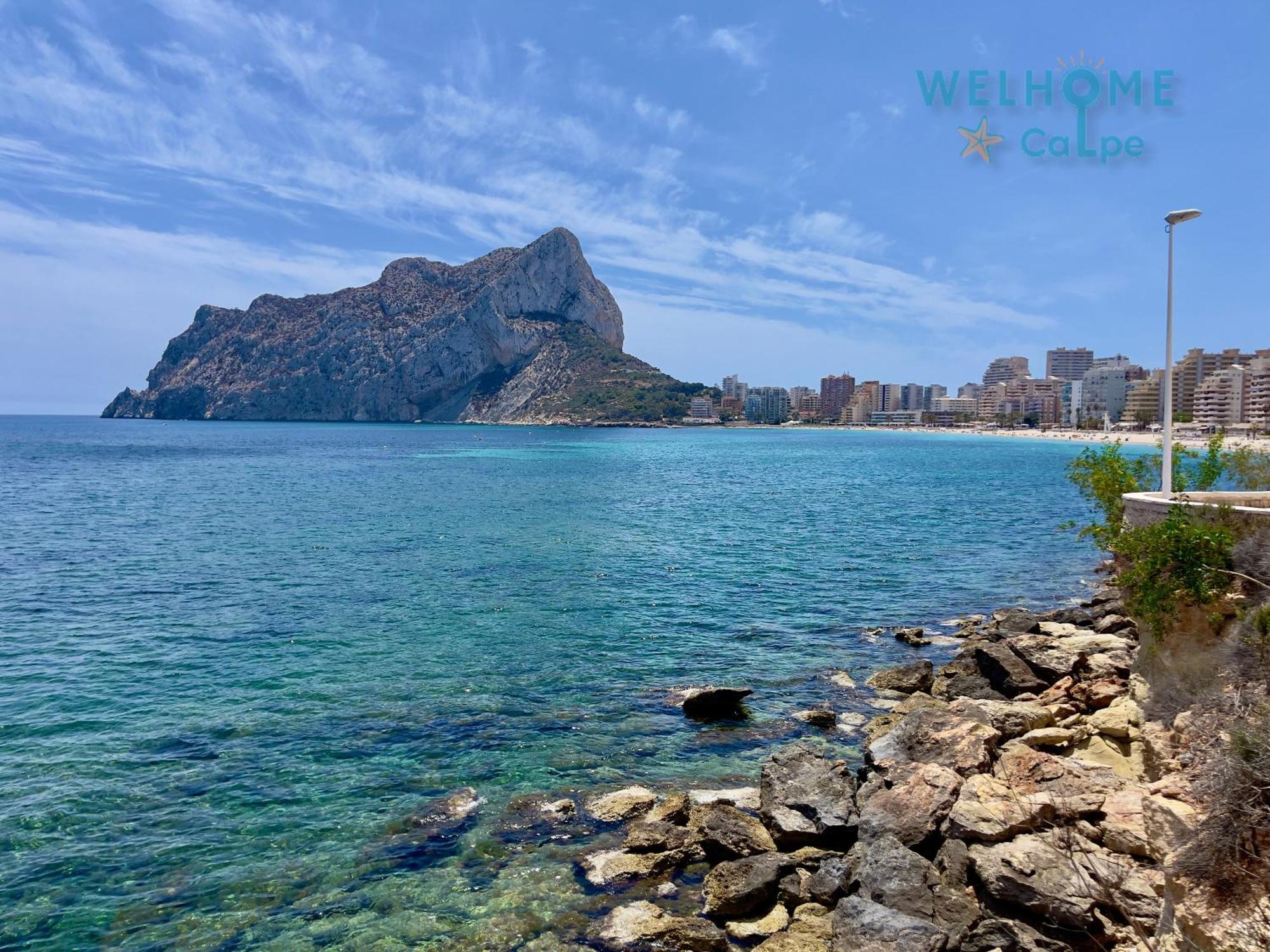 Acuarela Estudio, 1ª Linea, Vista Al Mar, Piscina Calpe Exteriör bild