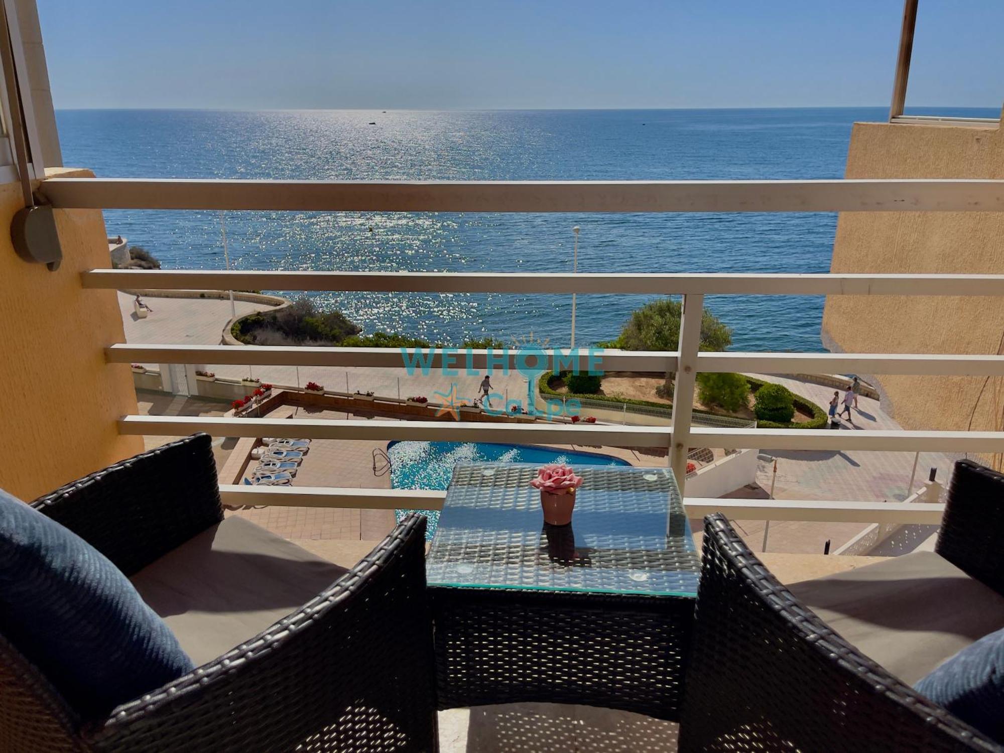 Acuarela Estudio, 1ª Linea, Vista Al Mar, Piscina Calpe Exteriör bild
